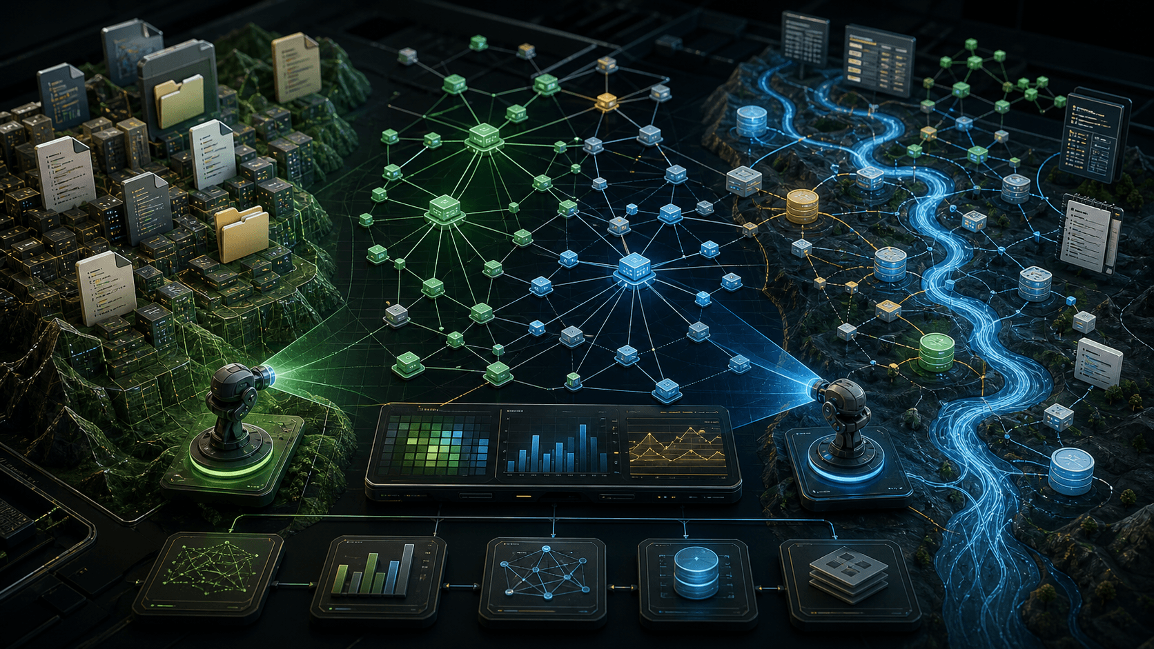 Brownfield Cartographer module graph and data lineage map