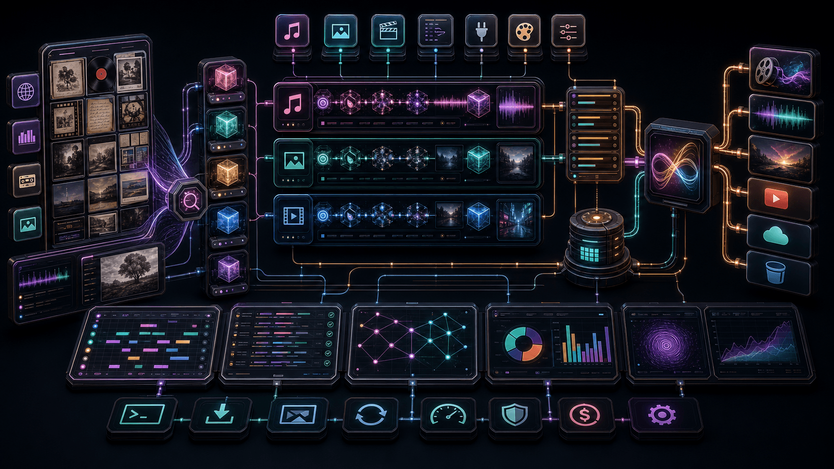 TRP1 AI Artist multi-provider content generation pipeline