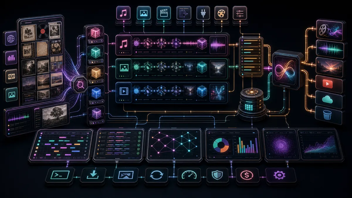 TRP1 AI Artist multi-provider content generation pipeline