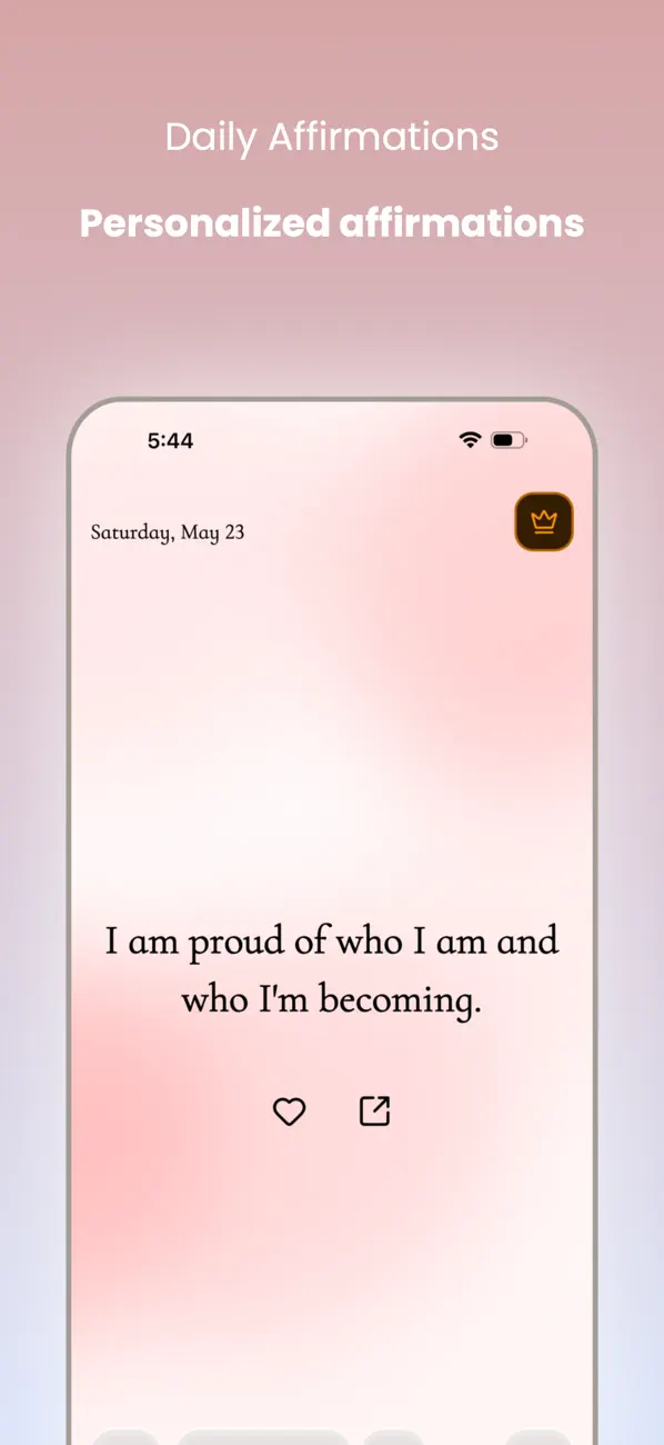 You Are daily affirmations home